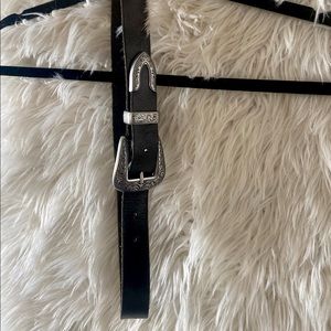 Urban Outfitters “Ecote Metal-Tipped Leather Belt”